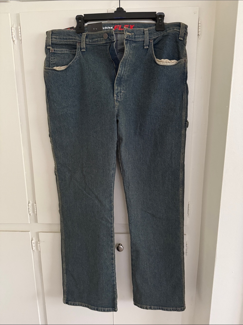 Dickies Straight Men's Dark Blue Carpenter Jeans - 36 x 32